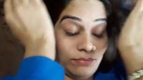 Indian wife moans sweetly during passionate sex