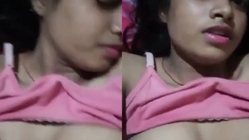 Aroused Indian woman misbehaves in bed