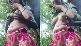 Indian teen girl indulges in solo play