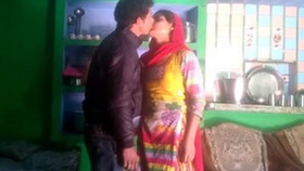 Village bhabhi's steamy encounter with her brother-in-law in the kitchen