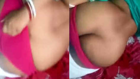 Indian wife's ample rear end caught on camera