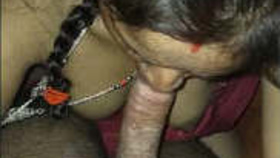 Indian homemaker pleases her husband with a passionate oral sex in Part 2