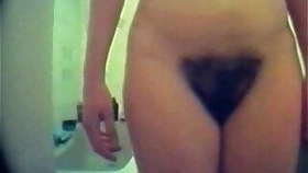 Very Hairy Pussy fuck with ODd Sized Saggers Caught