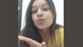 Indian woman displays her buttocks