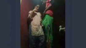 Pakistani wife performs oral sex and has sex in a standing position