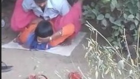 Local Desi woman gets wild in outdoor romp