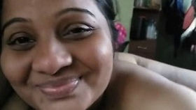 Indian spouse performs oral sex and engages in doggie-style intercourse