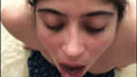 Saima's wild night leads to a passionate blowjob