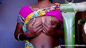 Indian Village Amateur Aunty Juicy Boobs