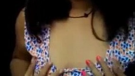 Indian girlfriend indulges in self-pleasure with her hands