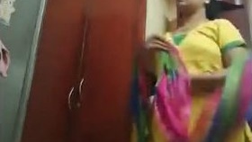 Village bhabhi's wardrobe malfunction in changing clips