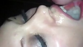 Incredible cum slut