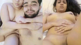 A stunning Indian pair indulges in passionate hotel lovemaking