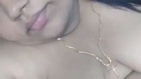 Desi aunty's sensual journey with her breasts