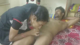 Passionate Indian couple shares intimate moments in their bedroom