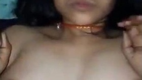 Young Indian girlfriend's tight pussy gets pleasure