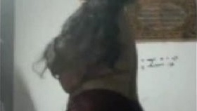 Afreen, the sultry Desi girl, indulges in provocative behavior on camera