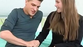 Hot student seducing to make sex