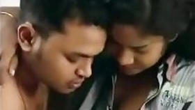 Young Indian couple having sex in a hotel room