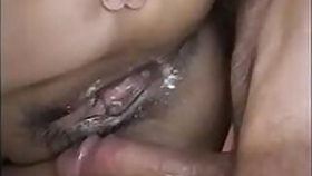 Indian hottie fucked hard and then cum on her face