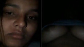Desi indian girl exposes her erogenous XXX zones under the blanket in sex video