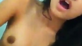 Desi indian girl with his thick eyebrows is going to reach orgasm in the porn video