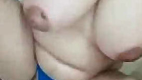 XXX whore does a good sex job in front of the camera with naked boobs