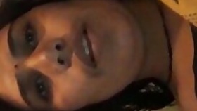 Desi bhabi showing her big boobs selfie video