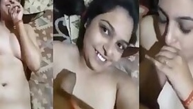 Unbelievably sexy nude Indian wife sucking dick of her husband