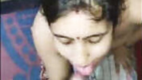 Desi Bhabhi Nude show in Tango, takes cum on face Hindi talk