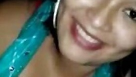 Desi porn clip of Nepali young bhabhi hot blowjob session