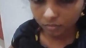 Andhra girl shows her small tits on camera