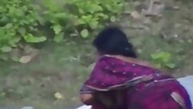 Desi tits of an Indian village wife