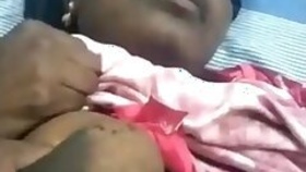 Tamil Wife Pressed Her Breasts And Captured Naked