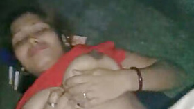 Bhabi fucks herself so hard in the anus with her moans.